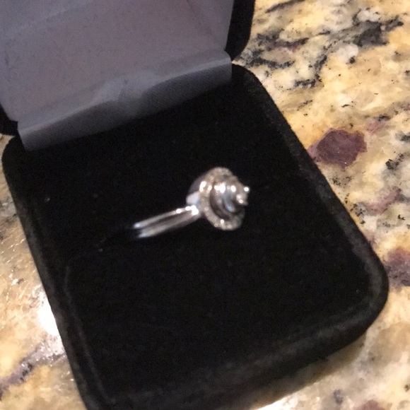 SOLD Kay 10k White Gold 1/3 Ct Diamond Ring - Picture 6 of 6